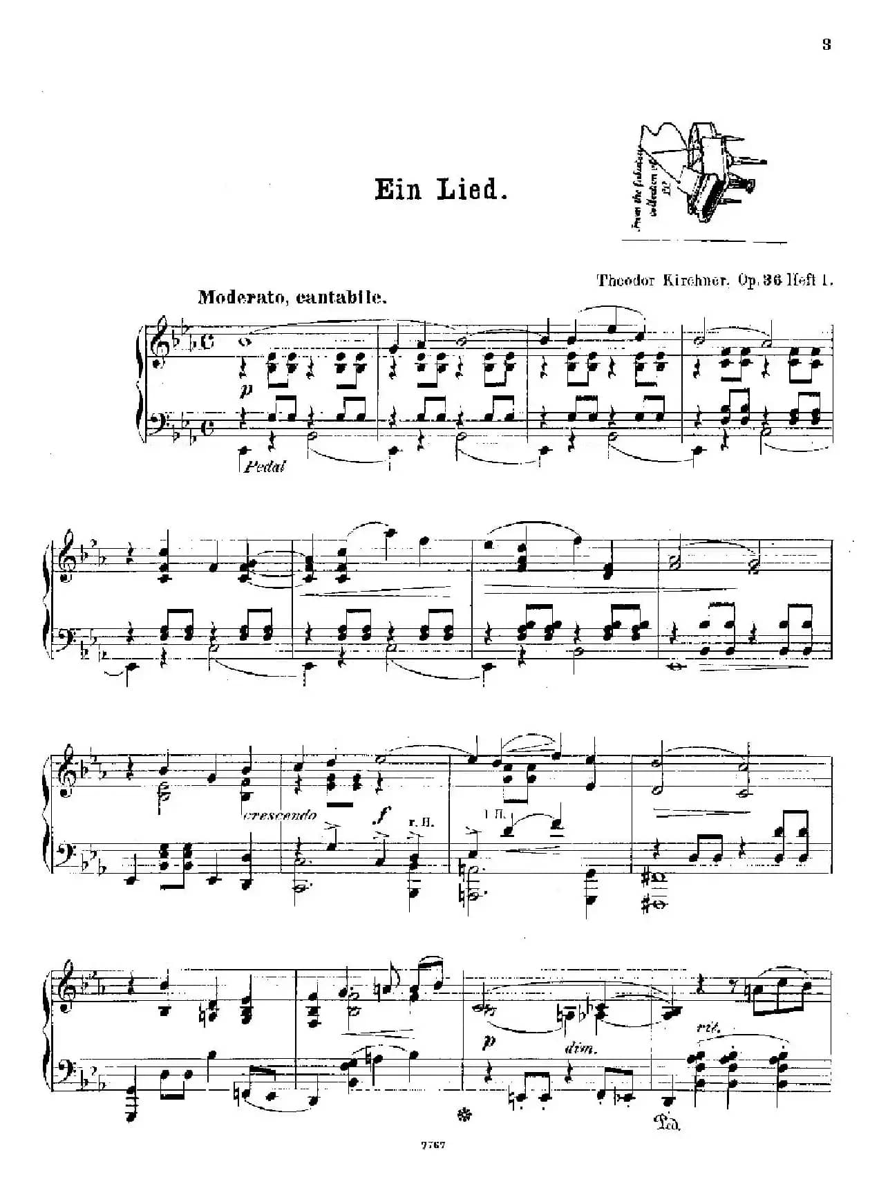 Phantasien Am Clavier Op.36（幻想曲集·第一首）