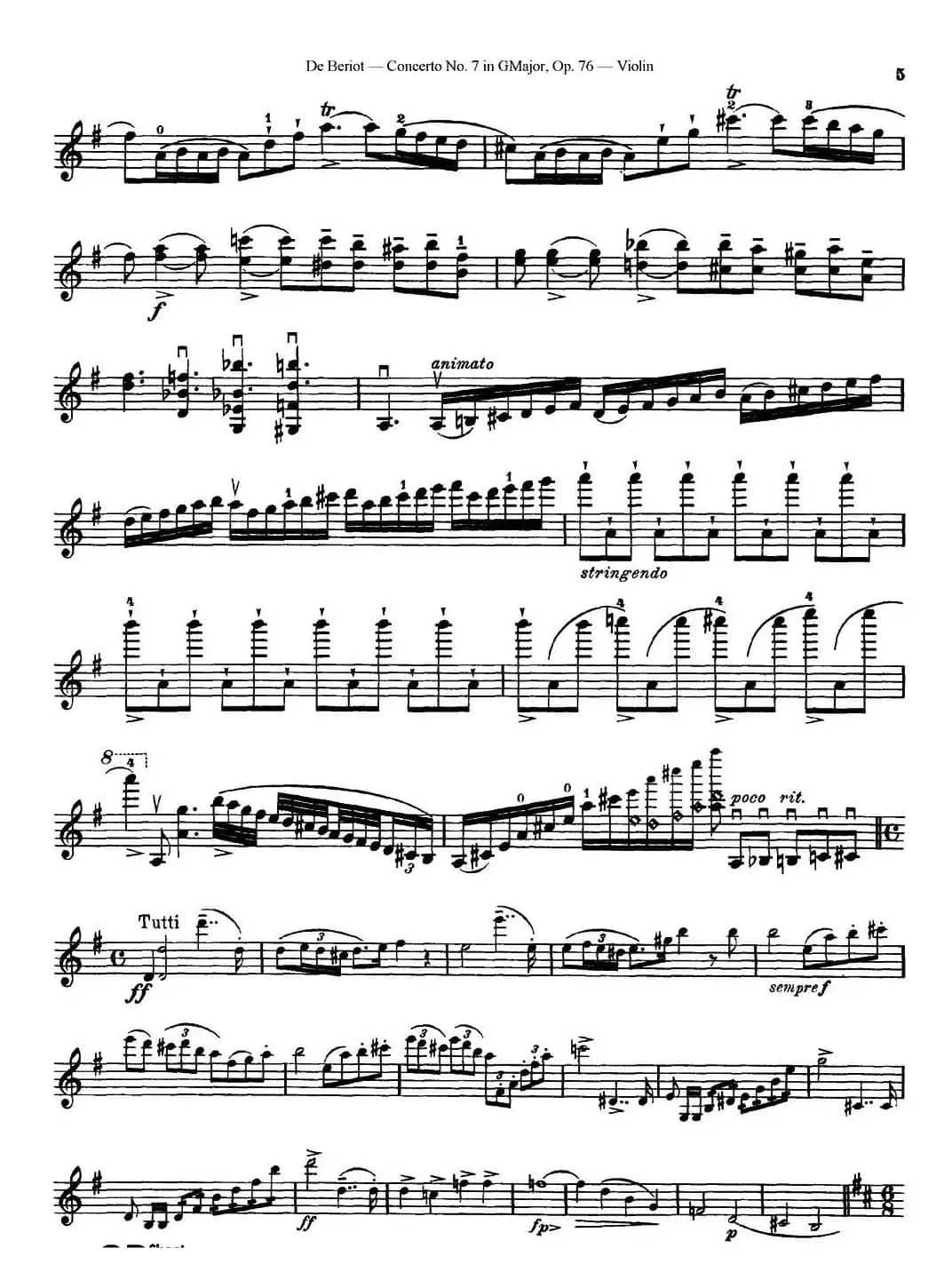 G大调第七协奏曲（Concerto No.7 in G Major）Op.76