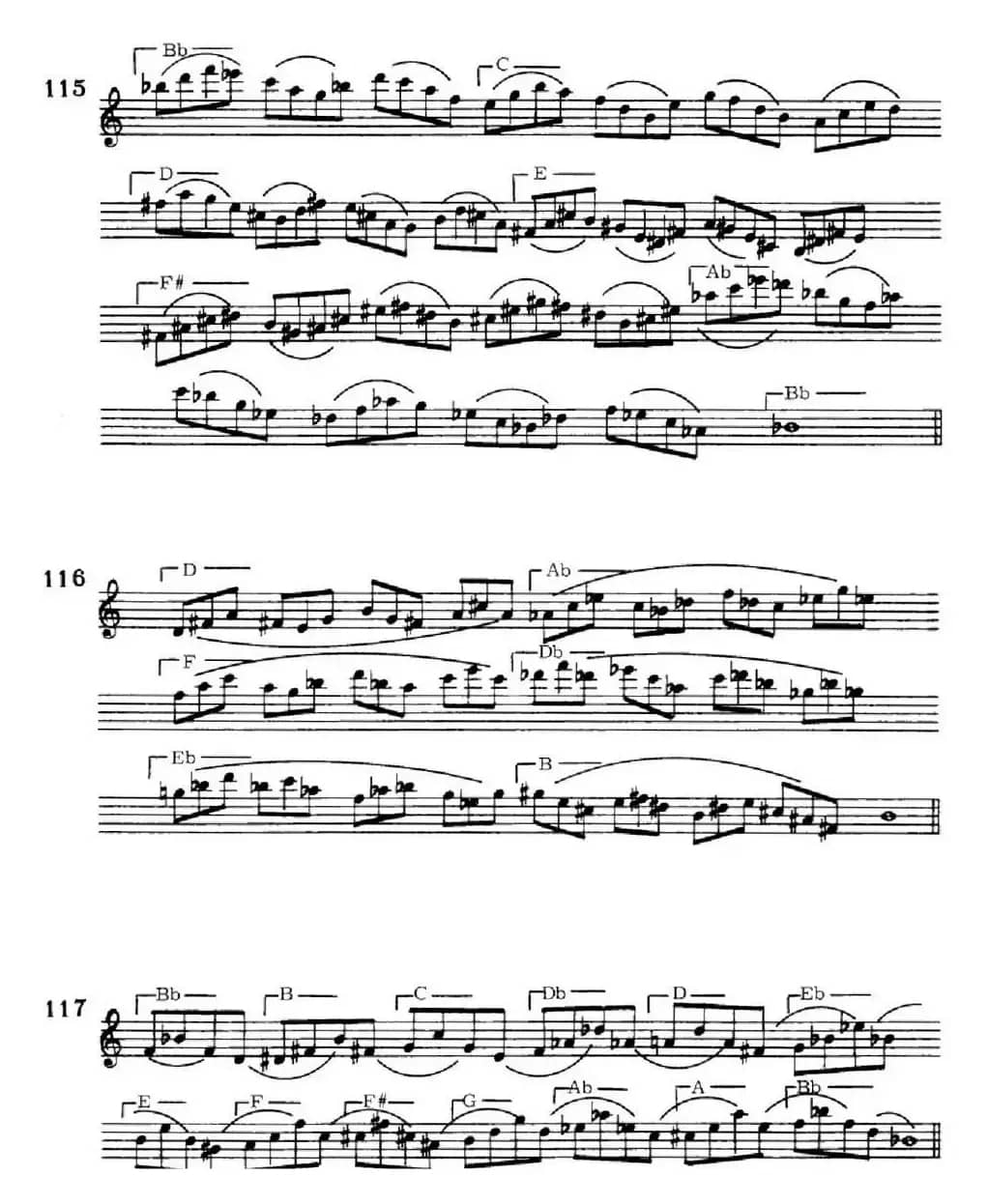 萨克斯演奏教程第三节（三音和弦-移调变奏）