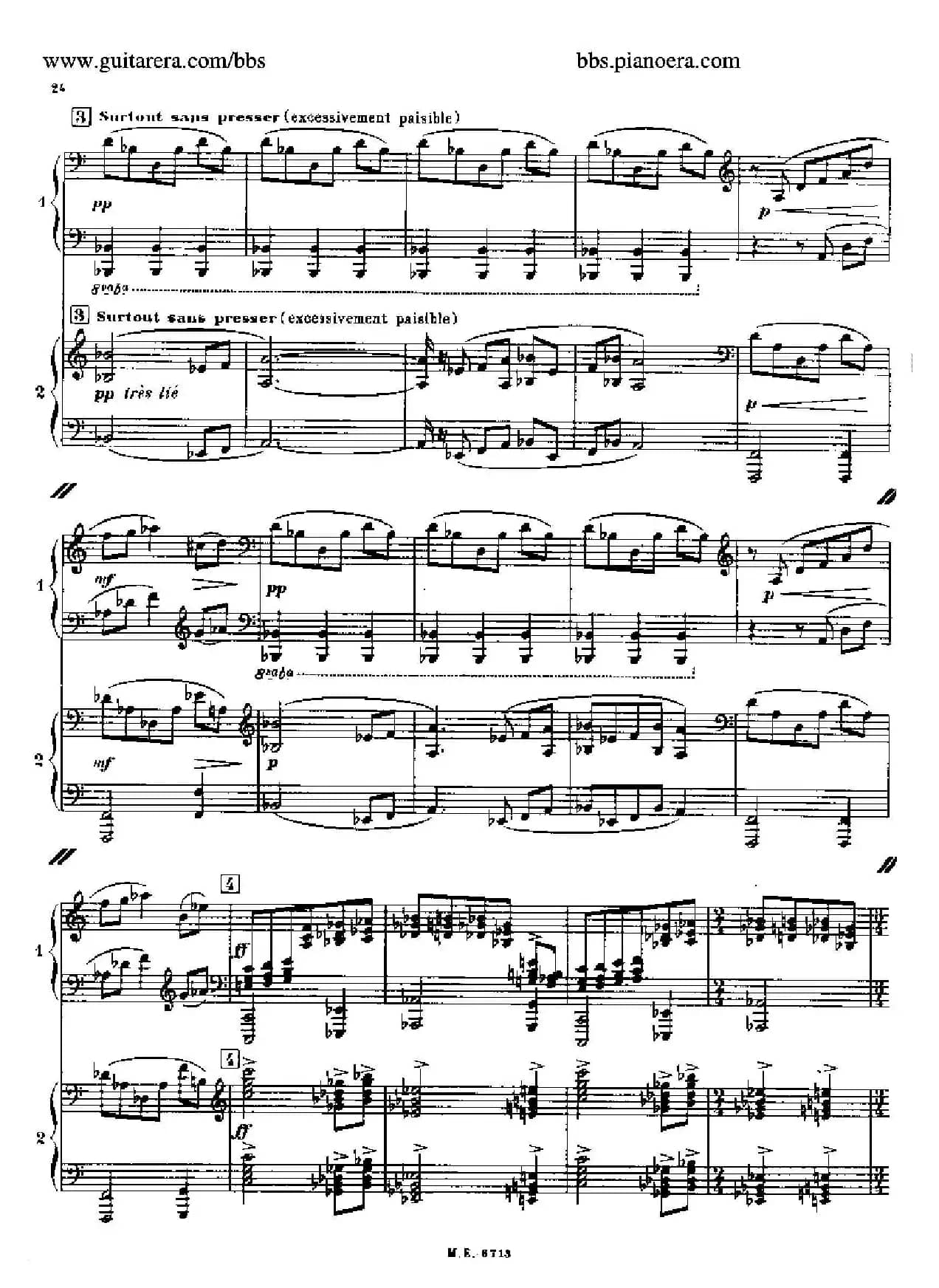 Sonata for Two Pianos（双钢琴奏鸣曲）