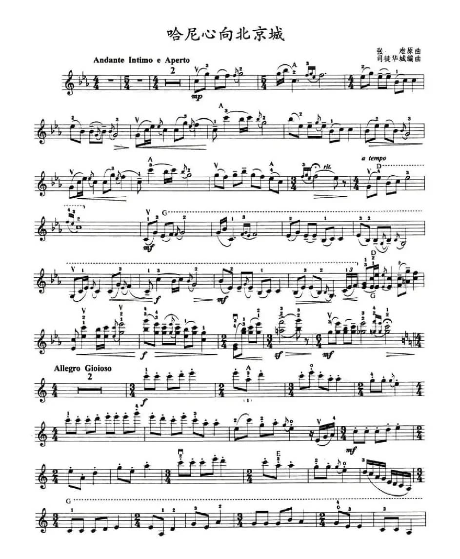 哈尼心向北京城