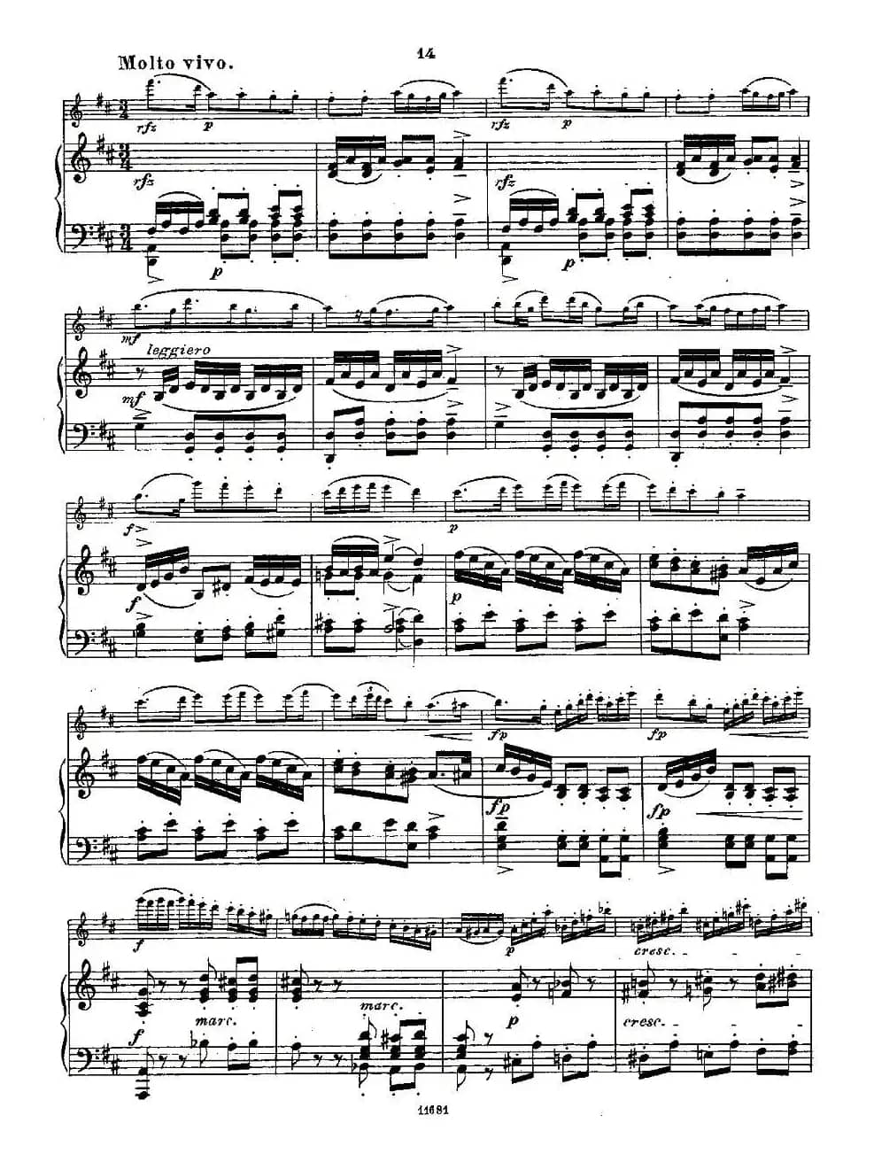 Fantaisies nationales. Op. 59, 4. （长笛+钢琴伴奏）