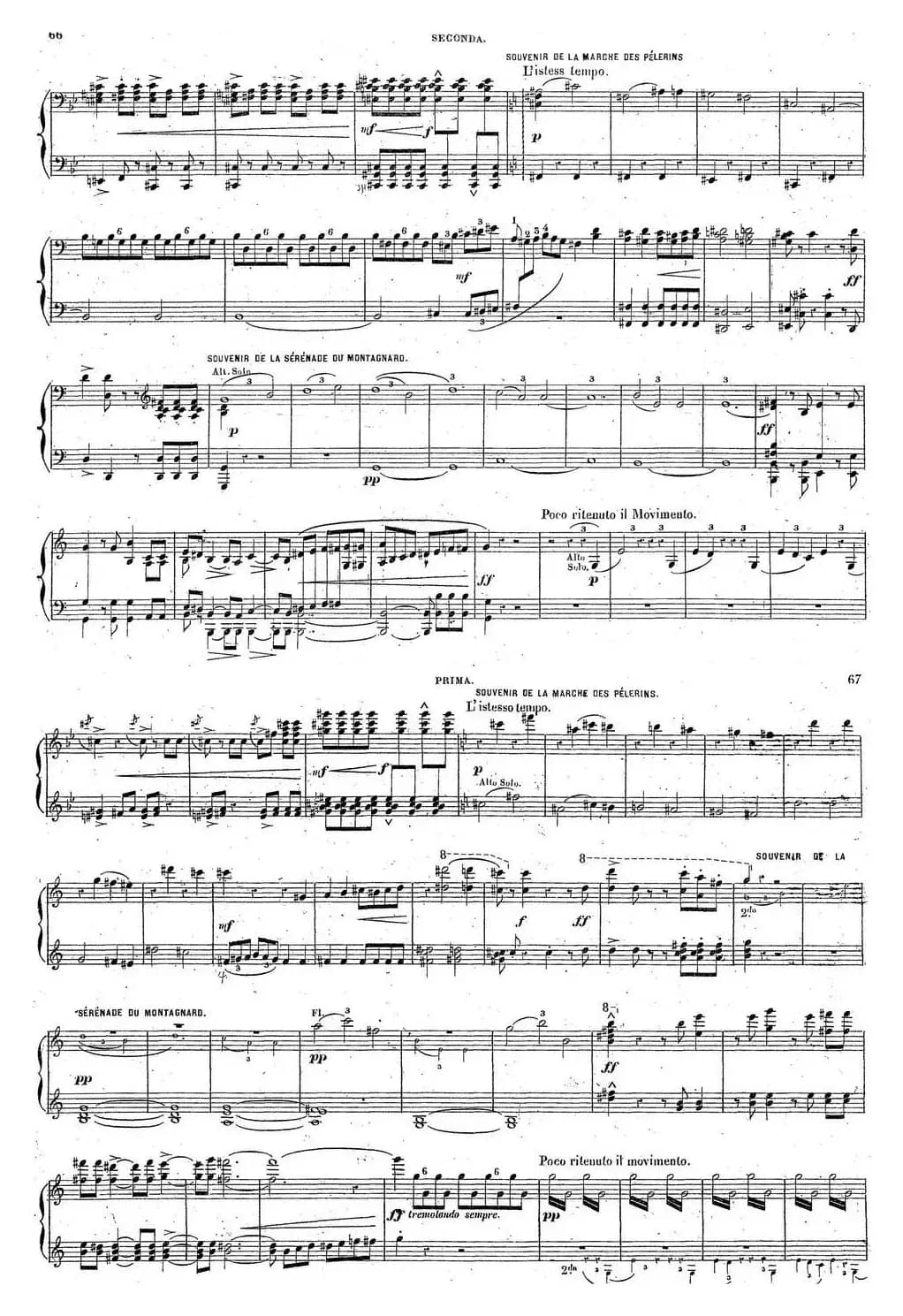 Harold en Italie Op.16 - 4 Hands（哈罗尔德在意大利·四手联弹）（P31——40）