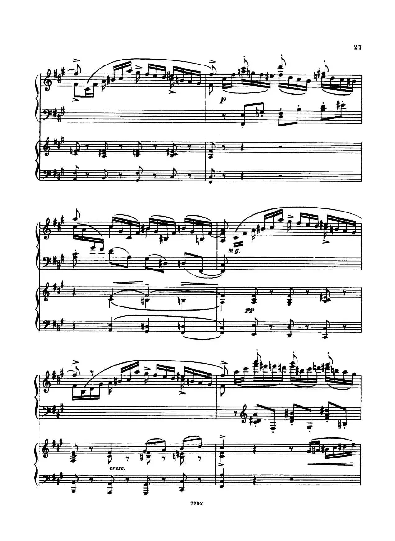 升f小调第一钢琴协奏曲 Op.1（双钢琴版）