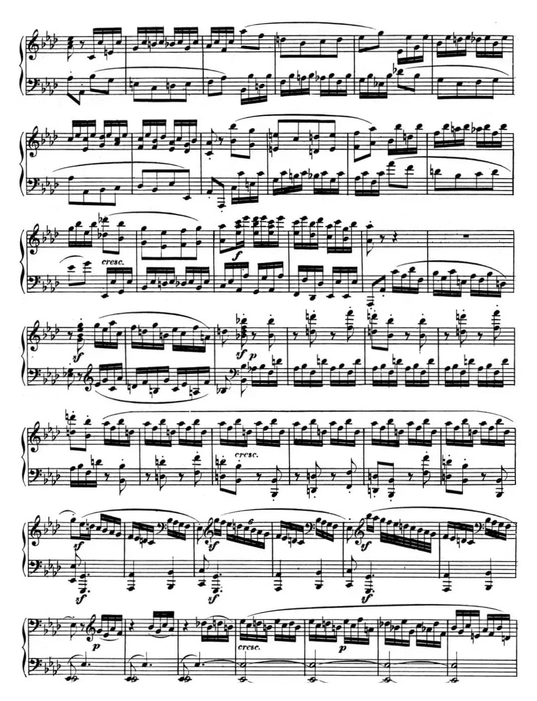 贝多芬钢琴奏鸣曲12 葬礼进行曲 降A大调 Op.26 A-flat major