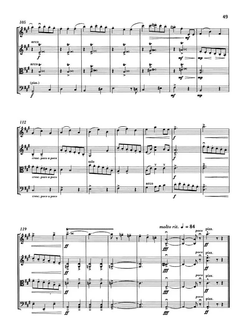 WE WISH YOU A MERRY CHRISTMAS（弦乐四重奏）