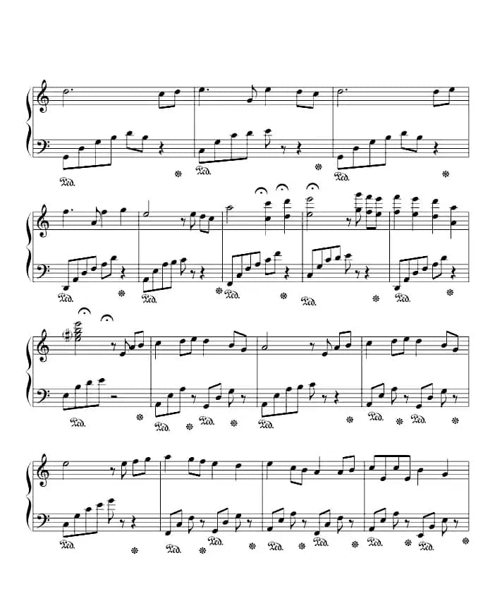 童年（班德瑞钢琴经典作品 简易演奏版）