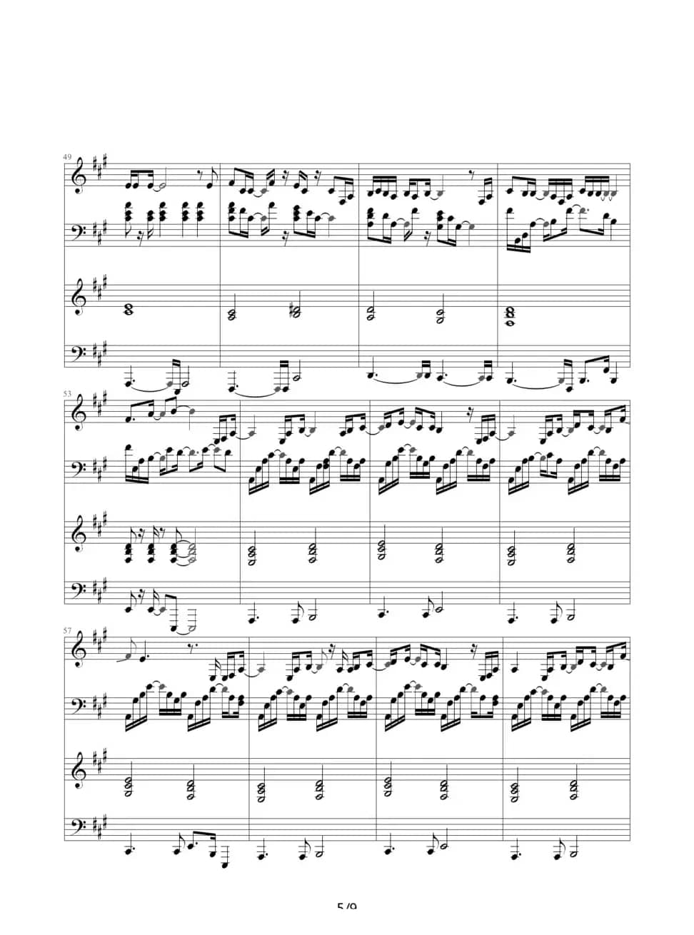 Heal the World（四手联弹）