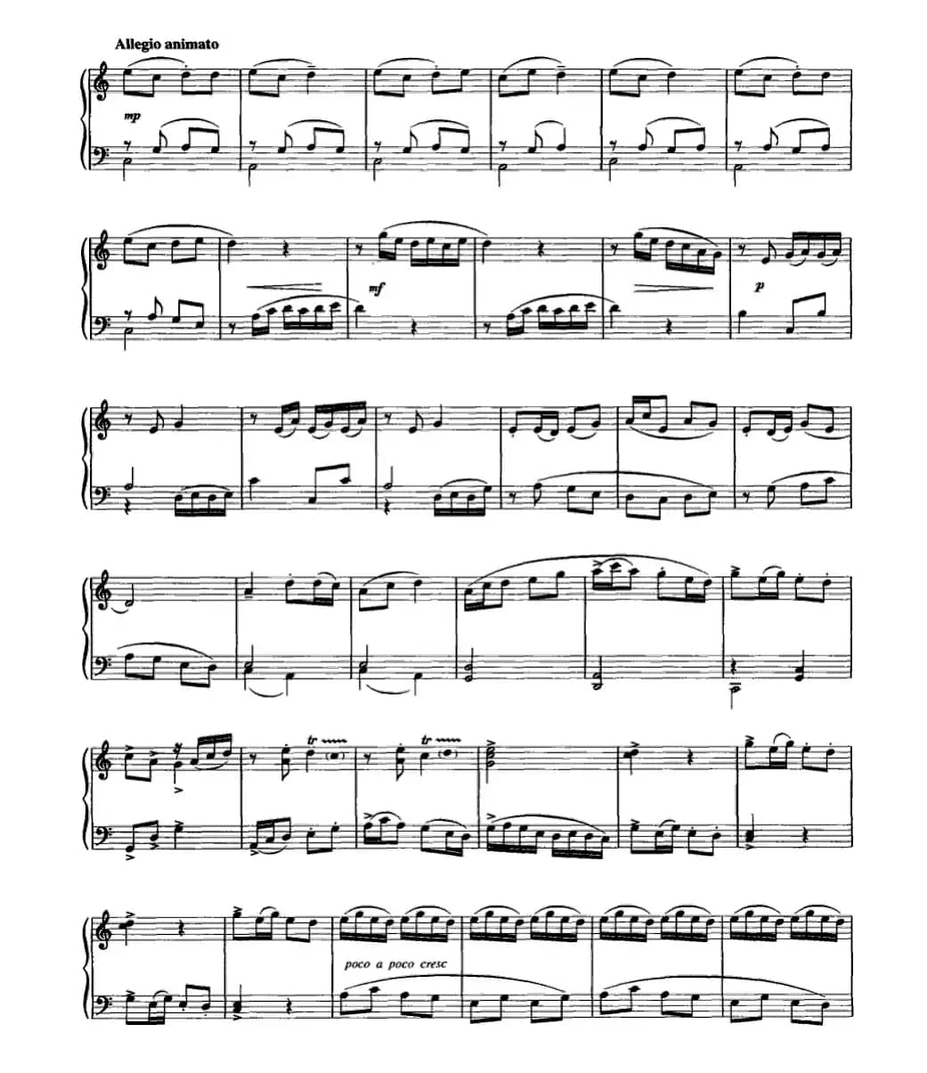 小奏鸣曲《幸福的童年》