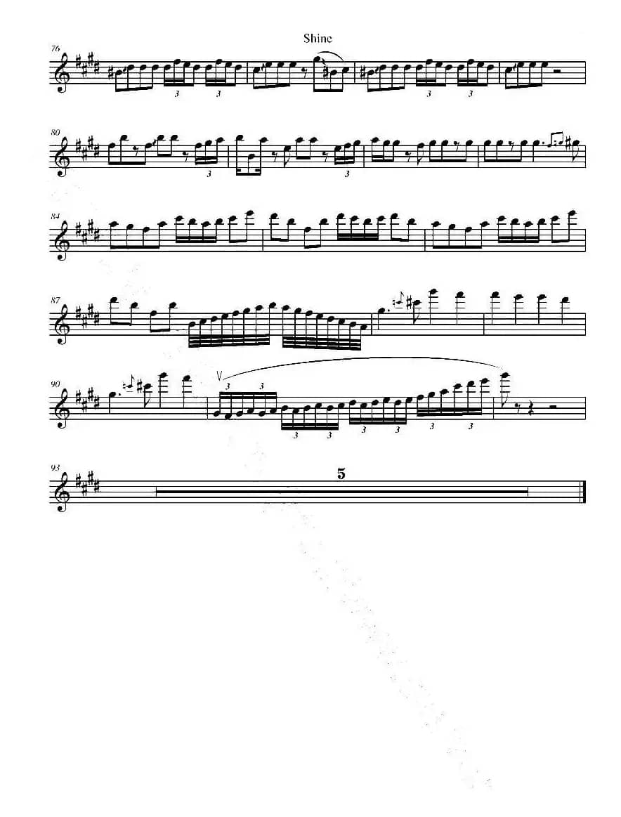 古典辣妹Bond - Shine（第一小提琴）