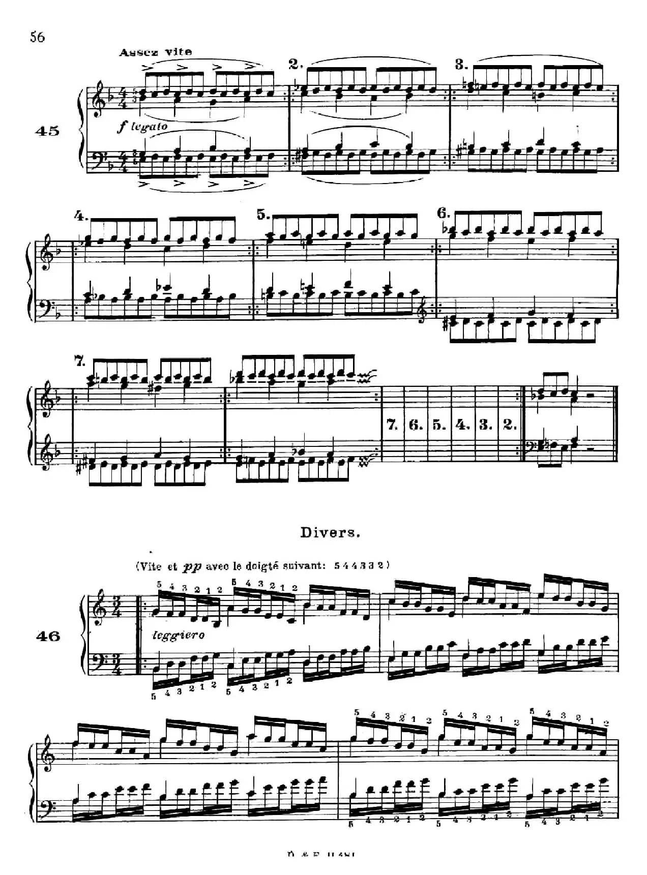 51 Exercises, WoO 6（51首钢琴练习 38—51）