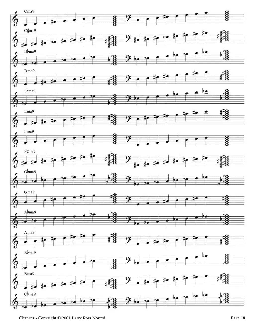Changes（爵士乐和弦教材）（P1-20）