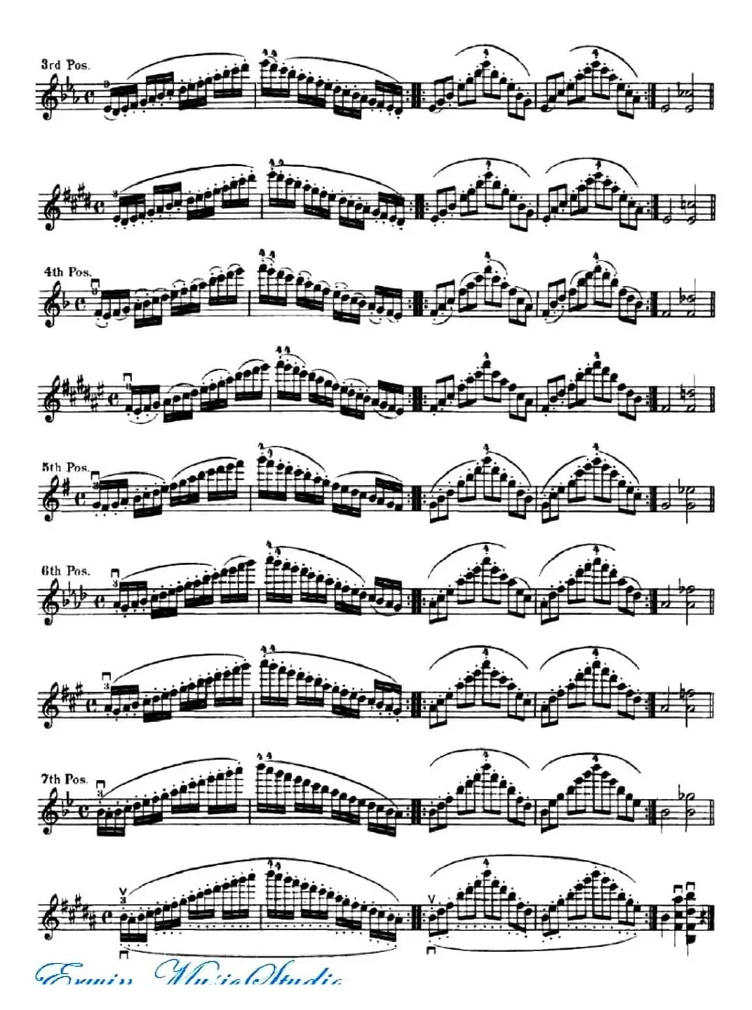 赫利美利《小提琴音阶练习》（Hrimaly《Scale Studies》）