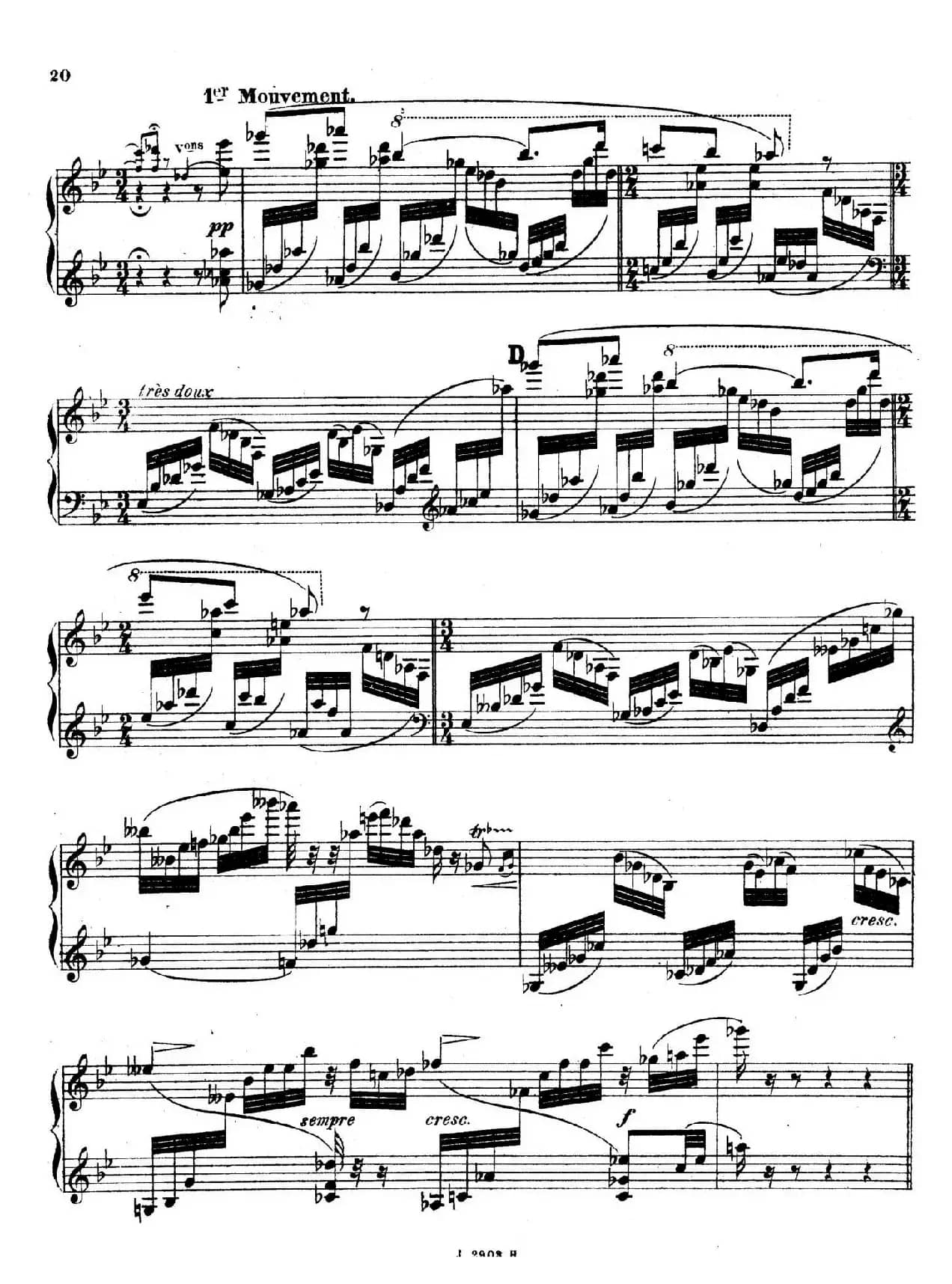 Symphony on a French Mountain Air Op.25（法国山歌交响曲·钢琴独奏·Ⅱ）