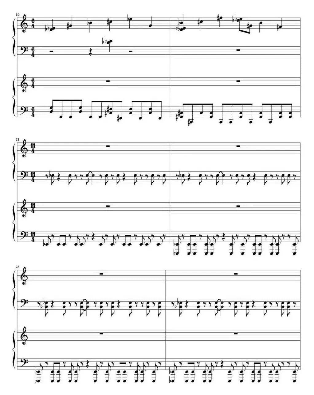 Ekko （游戏《英雄联盟》登录主题曲）（四手联弹）