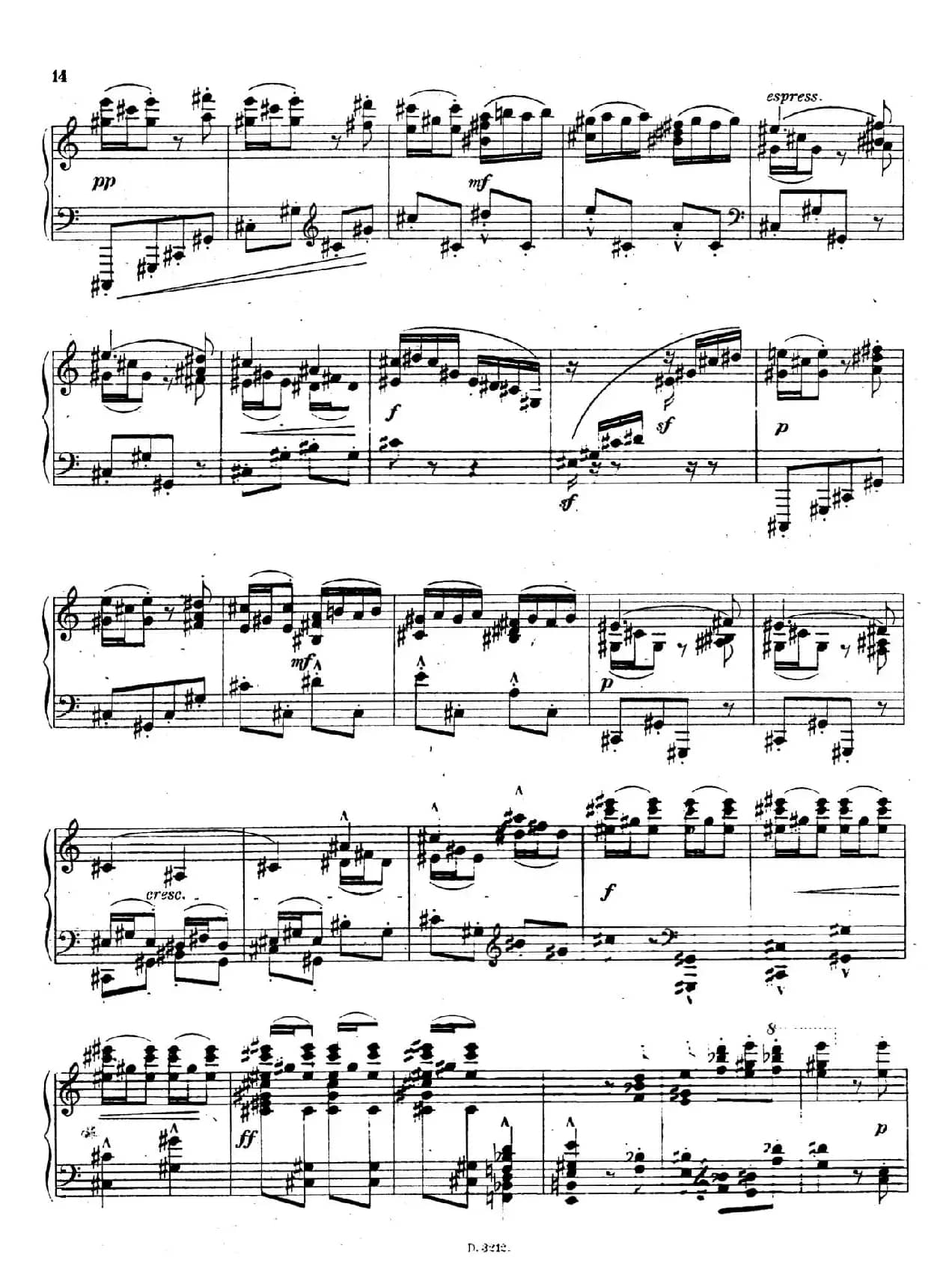 Four Pieces 4首小品 Op.2（Ⅱ）