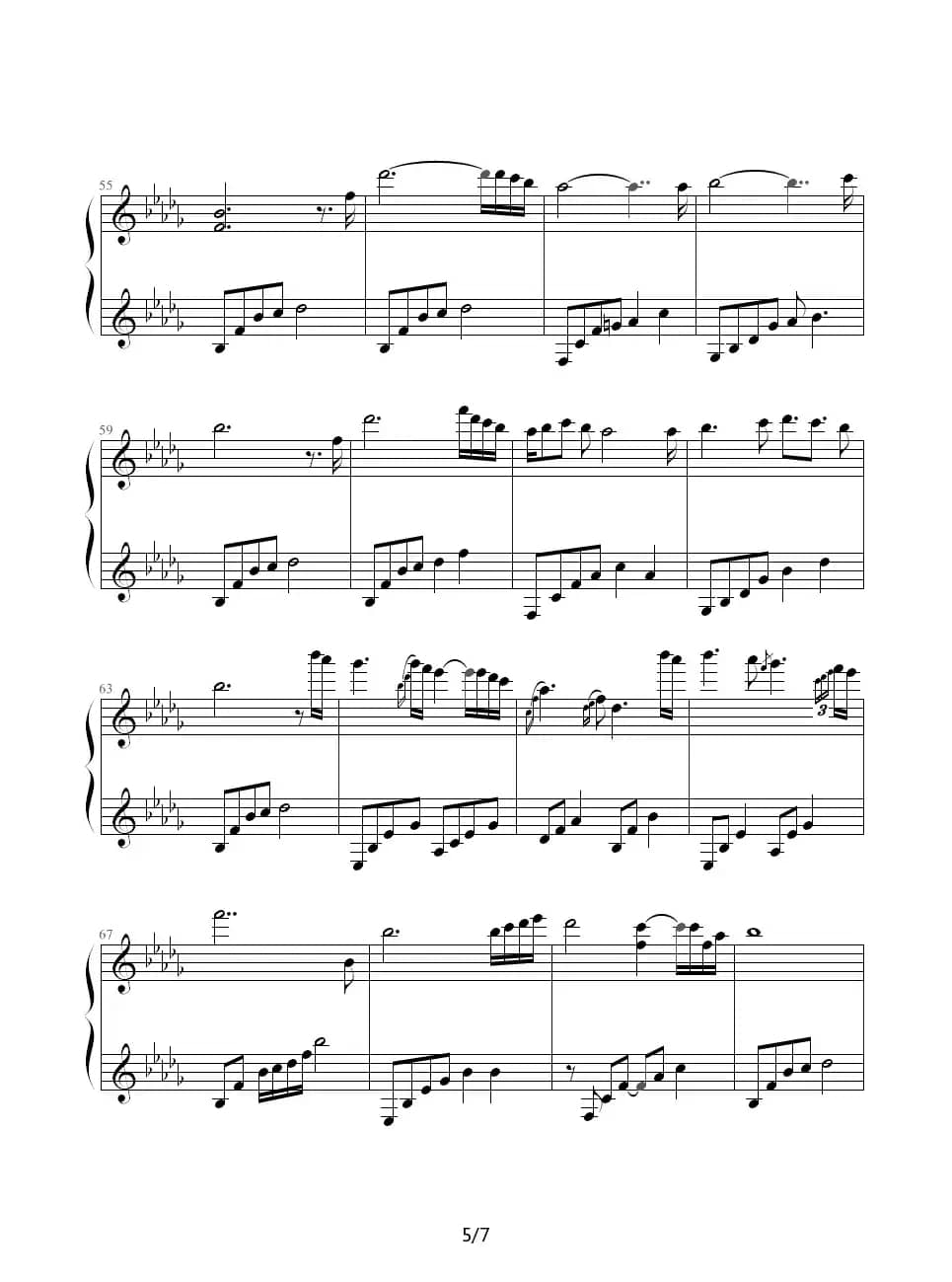 I miss you（幸运桔制谱版）