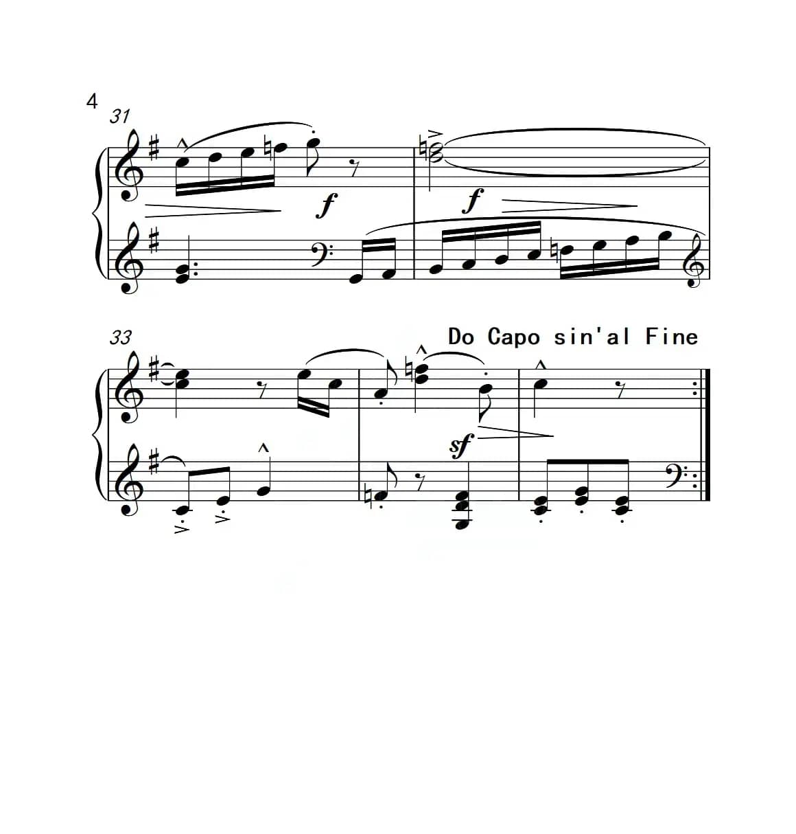 第三级A组 练习曲（中国音乐学院钢琴考级作品1~6级）