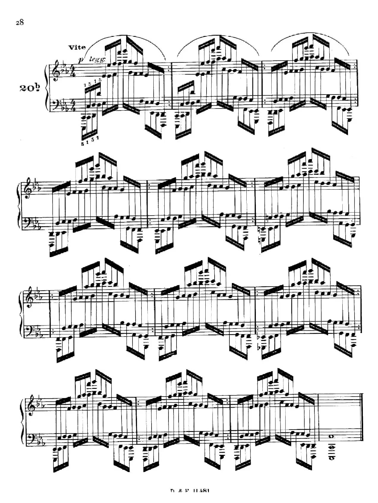 51 Exercises, WoO 6（51首钢琴练习 19—25）