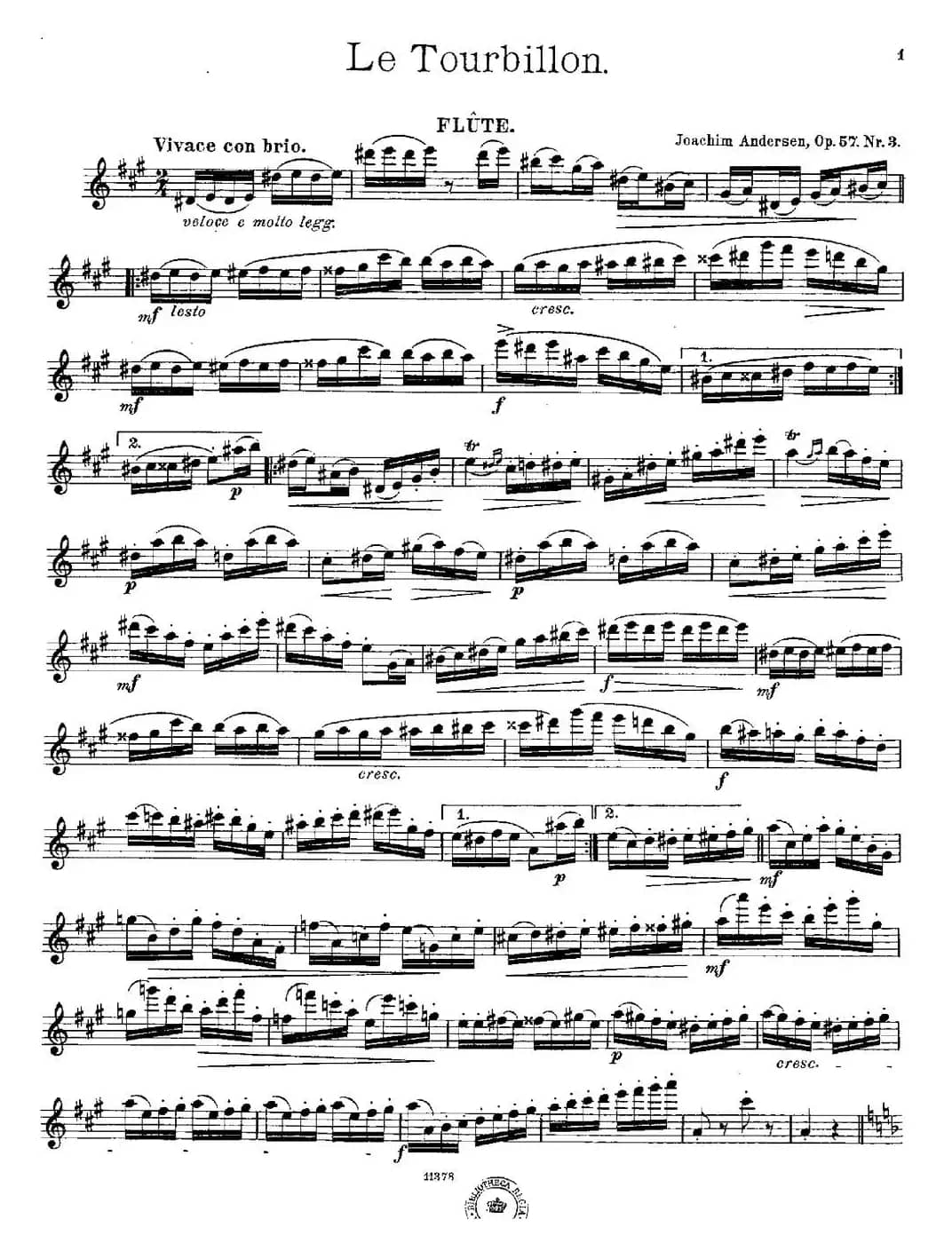 Le Tourbillon（Op.57 No.3）