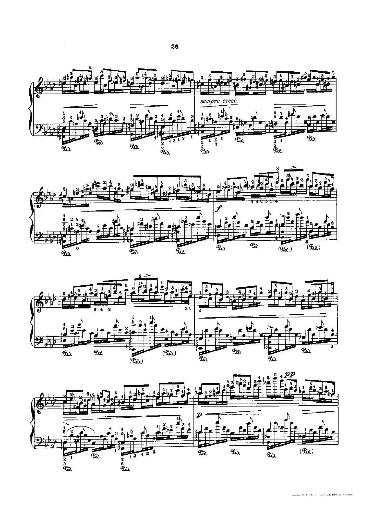 53首以肖邦练习曲为素材而作的练习曲（No.25）