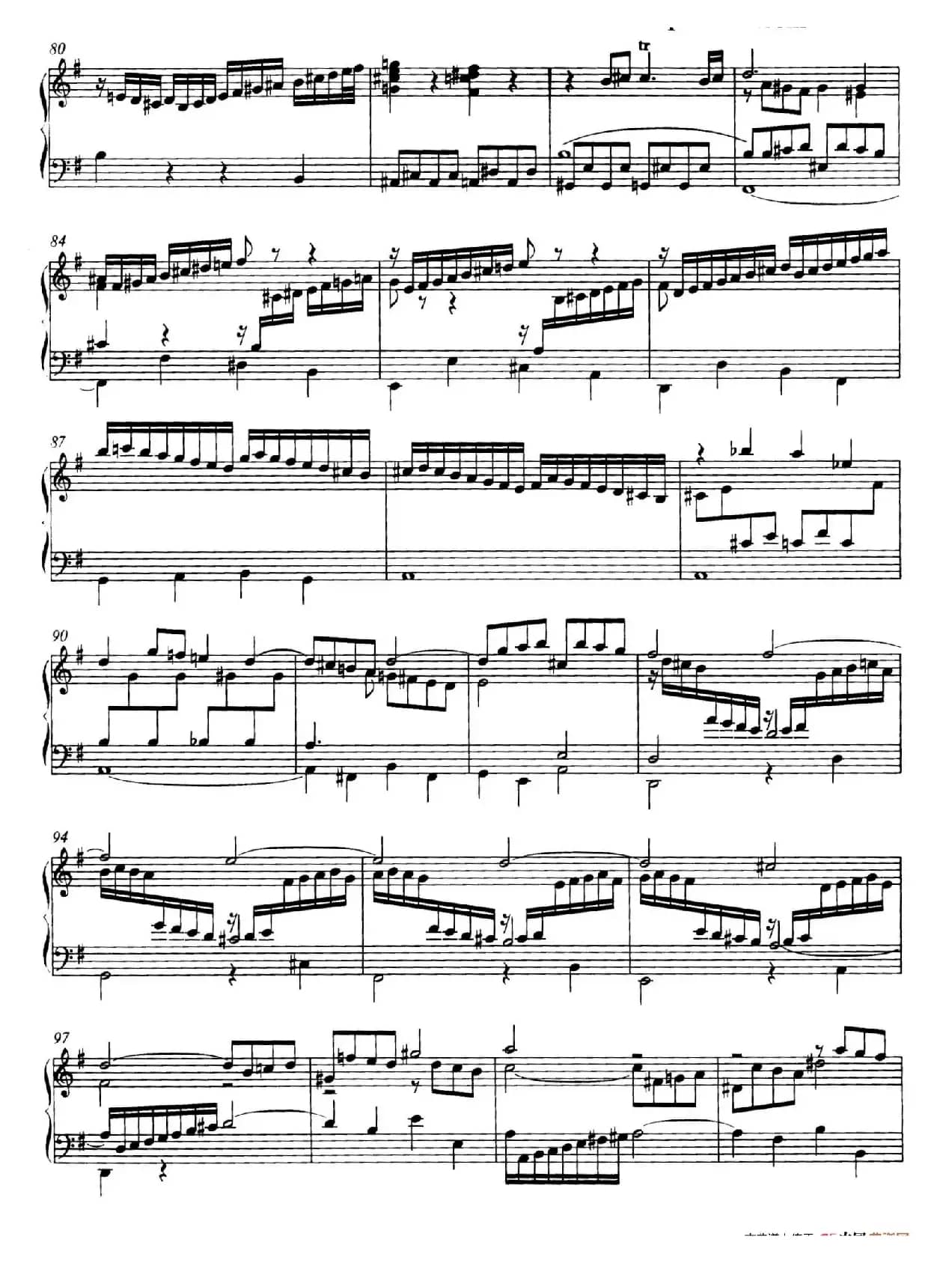 Prelude and Fugue in e Minor BWV 548（e小调前奏曲与赋格）