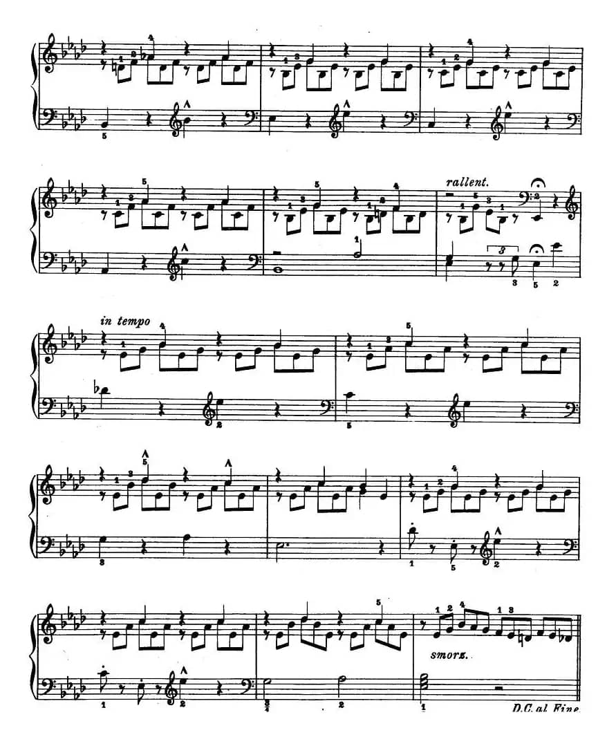 儿童钢琴进阶练习曲50首之44