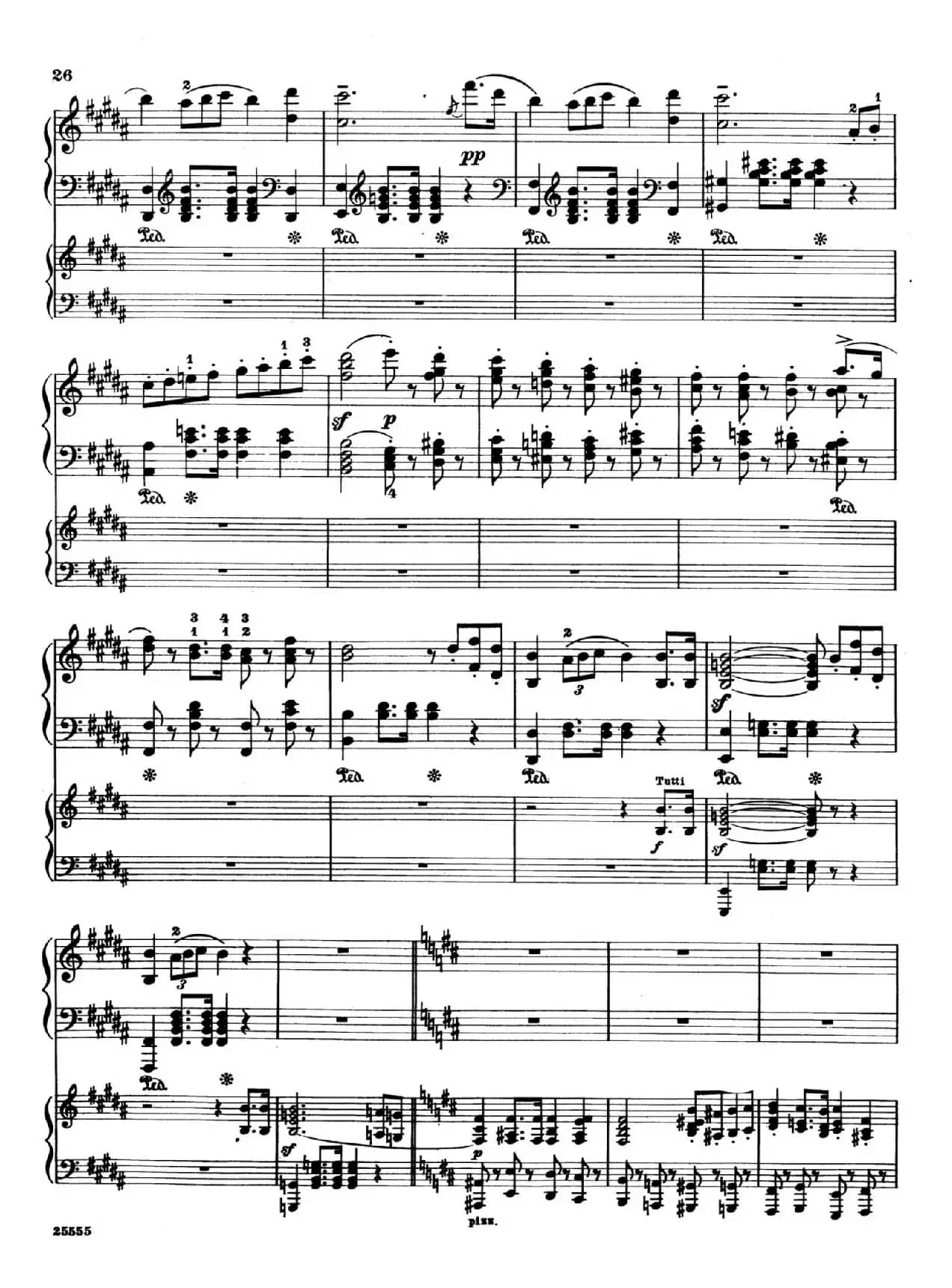 Capriccio Brillante in B Major Op.22（B大调华丽随想曲·双钢琴）