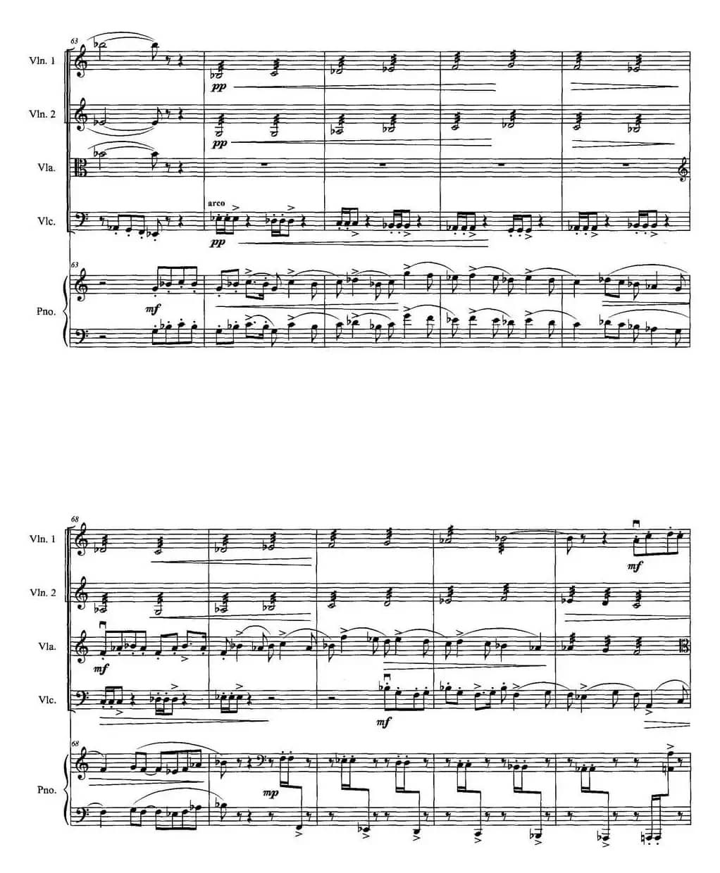 《赛龙夺锦》主题狂想曲（为钢琴弦乐五重奏而作）