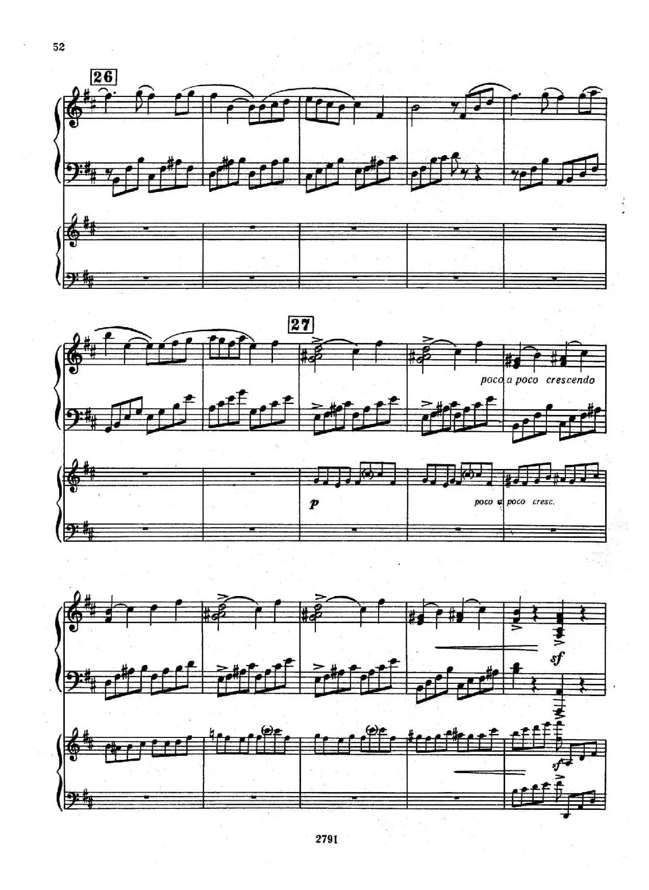 Piano Concerto No.3 in D major, Youth Op.50 - 2 pianos（D大调第三钢琴协奏曲“为青少年而作”Op.50·双钢琴）