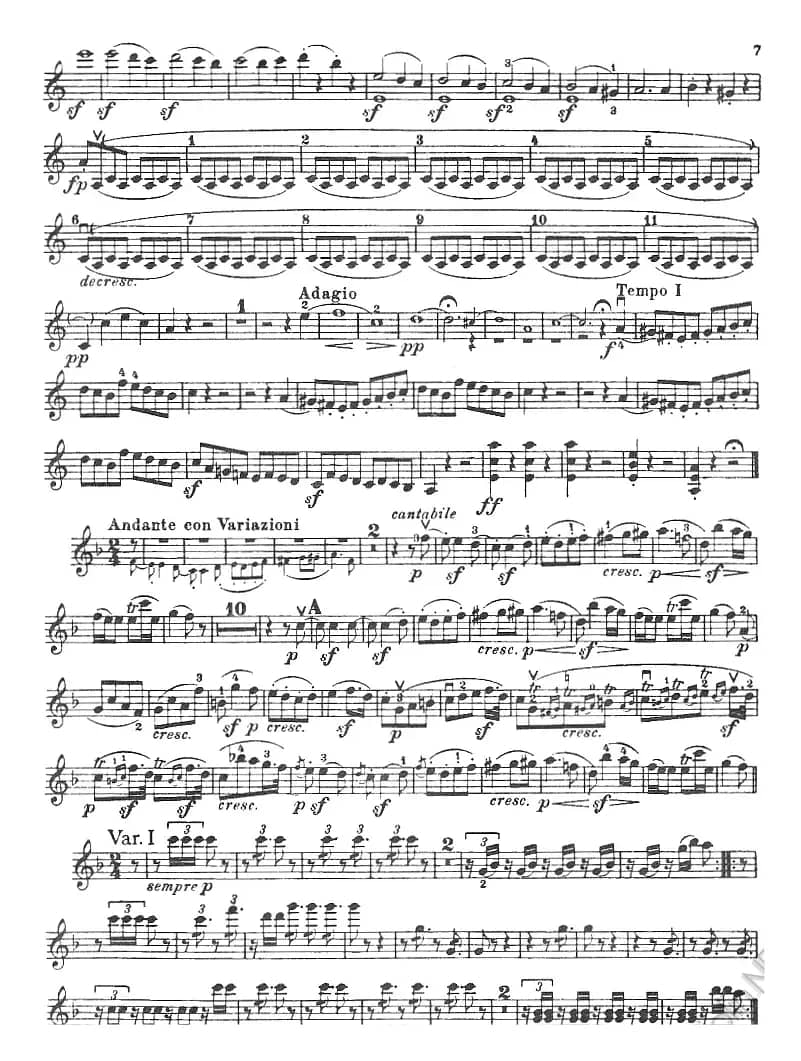 献给好友鲁道尔夫·克鲁采：奏鸣曲（A大调）