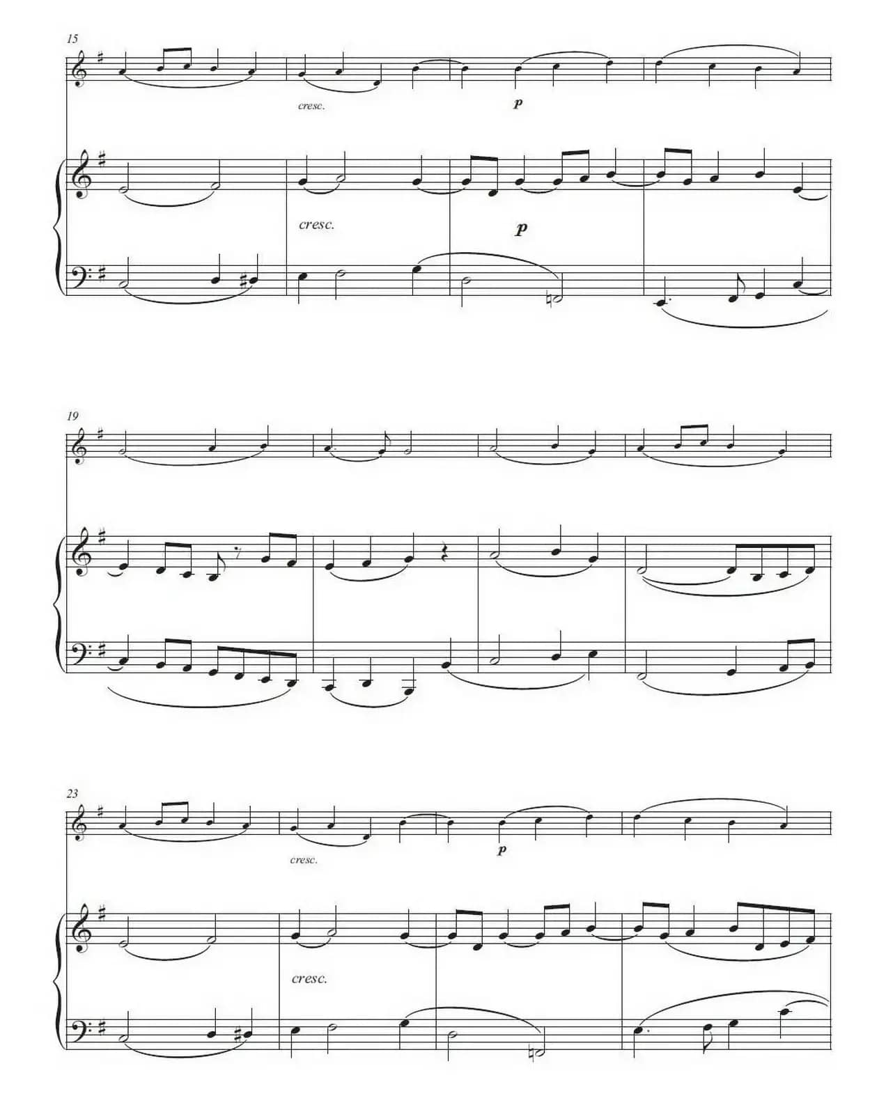 欢乐颂（小号独奏+钢琴伴奏谱）