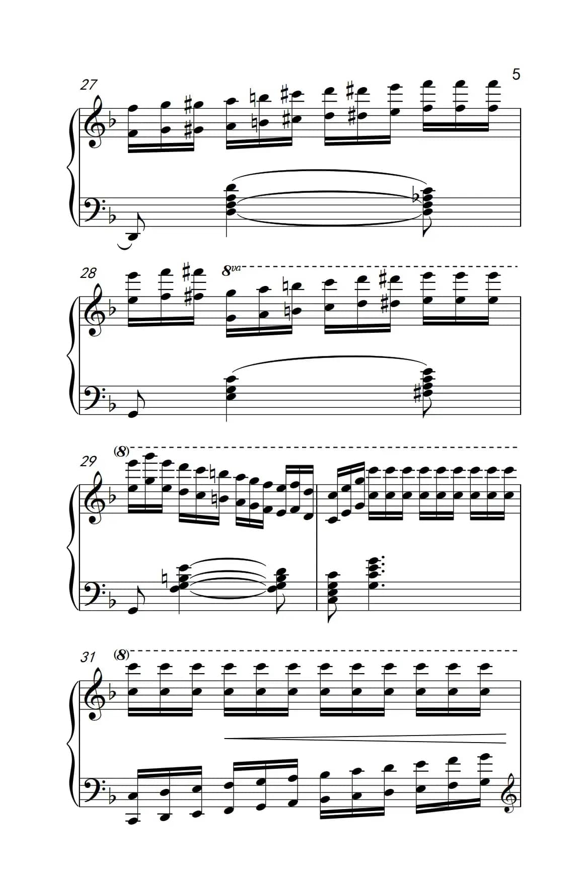 莫什科夫斯基 钢琴练习曲（第九首）