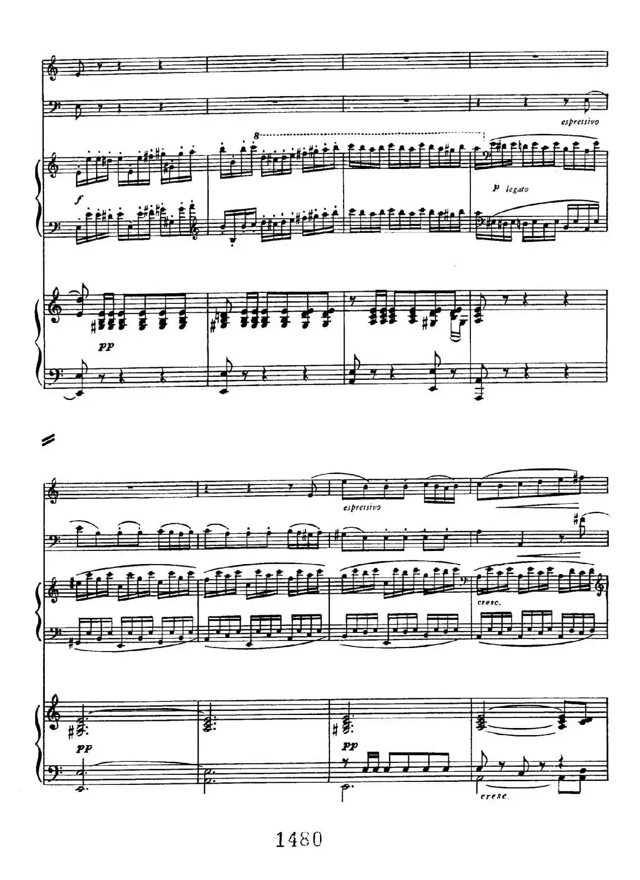 Triple Concerto in C Major Op.56(C大调三重协奏曲·双钢琴·Ⅲ)