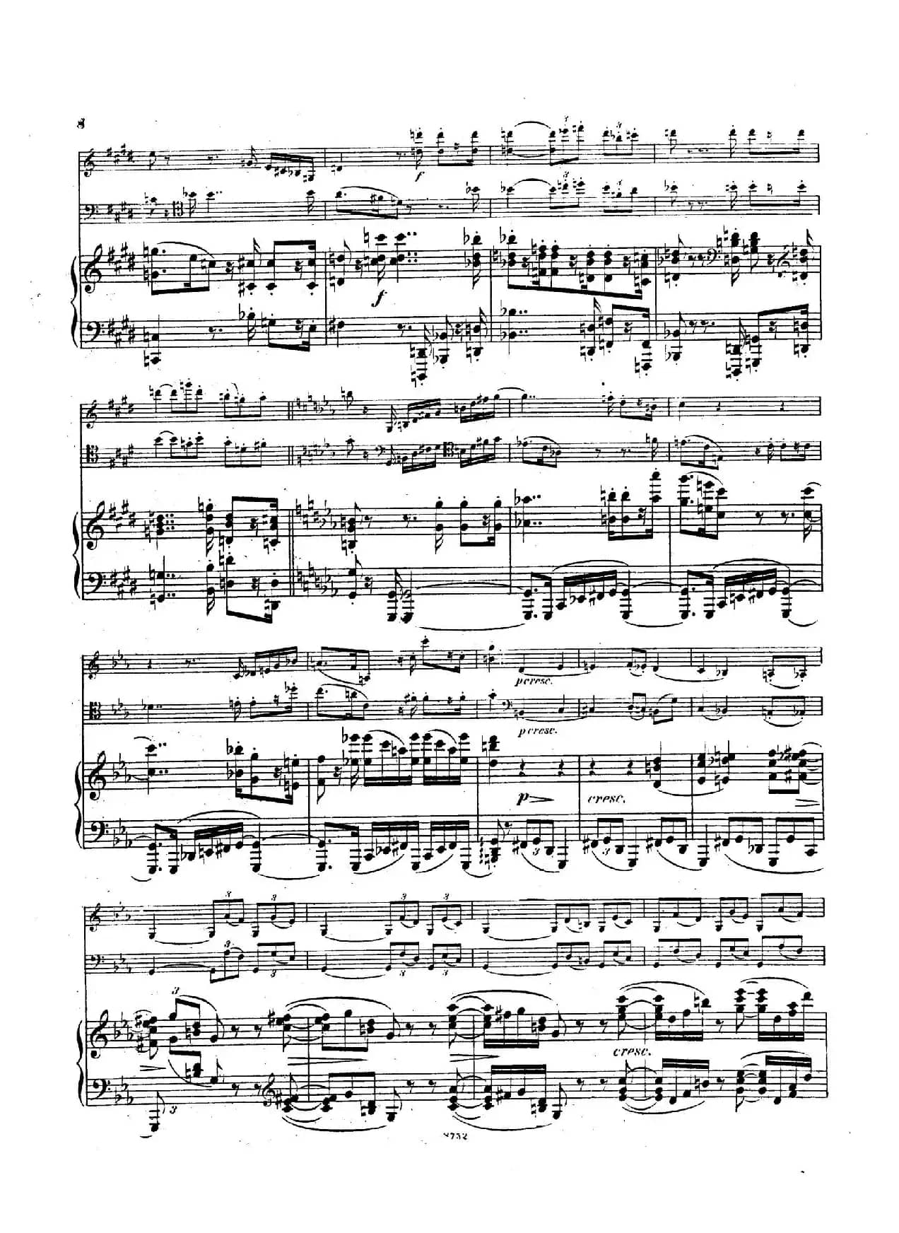 Piano Trio No.3 in c Minor Op.101（c小调第三钢琴三重奏）