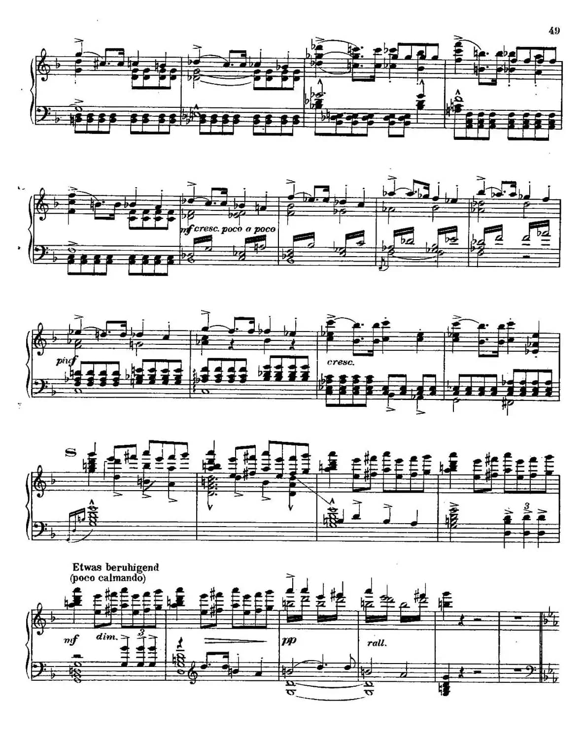 Symphony No.3 in d Minor - Solo Piano（d小调第三交响曲·钢琴独奏版·Ⅳ）