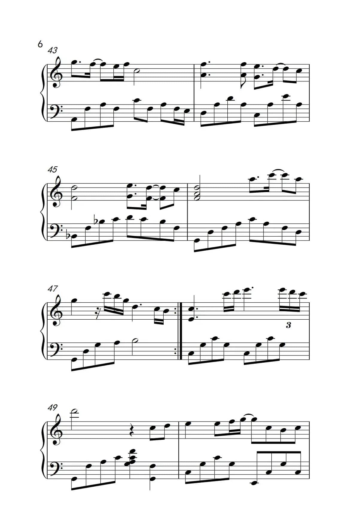 我等你（《弹吧音教》制谱）