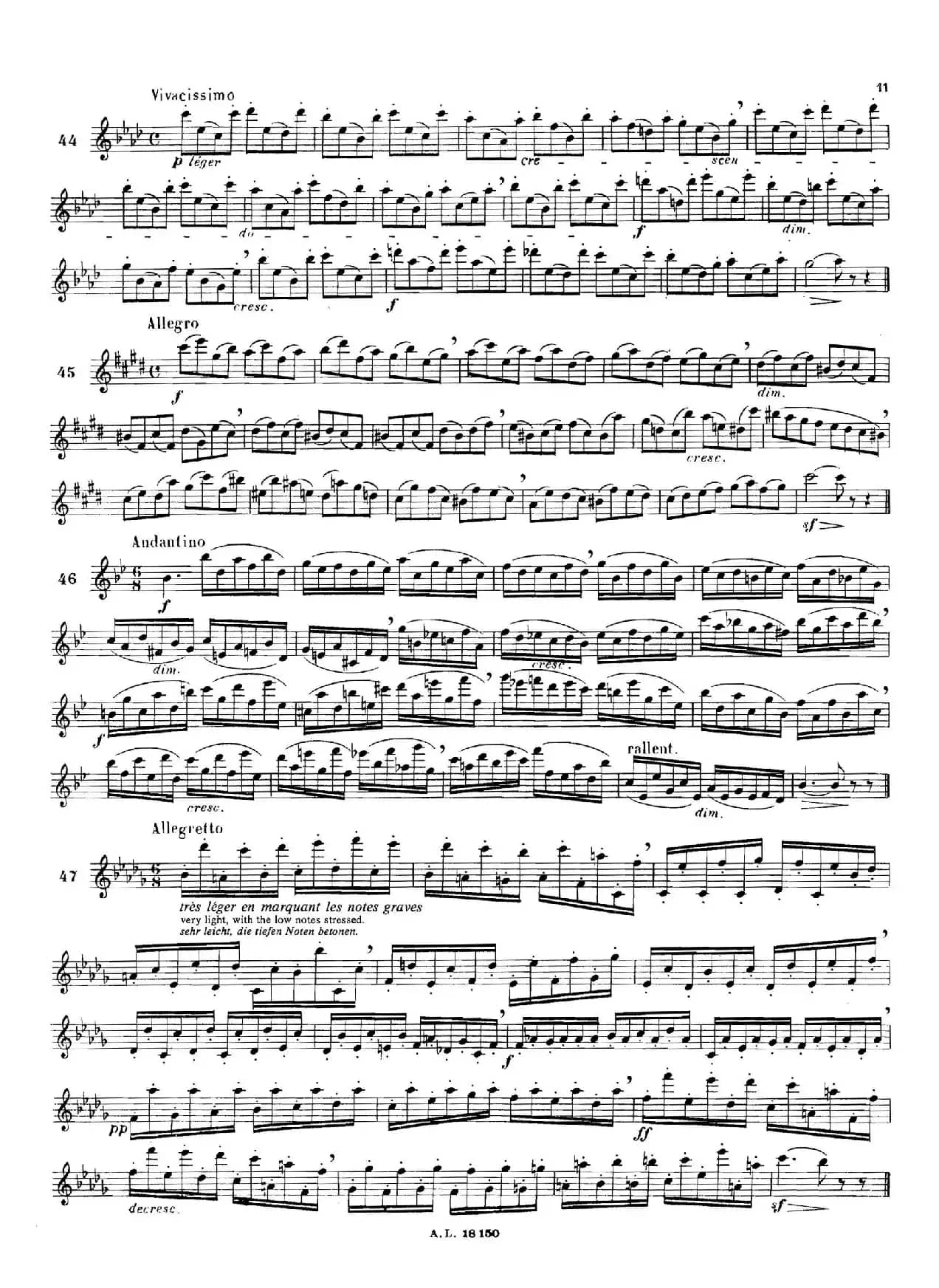 简易练习曲100首