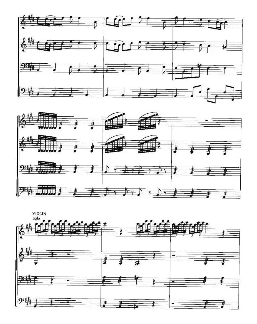 春（电子琴合奏总谱）