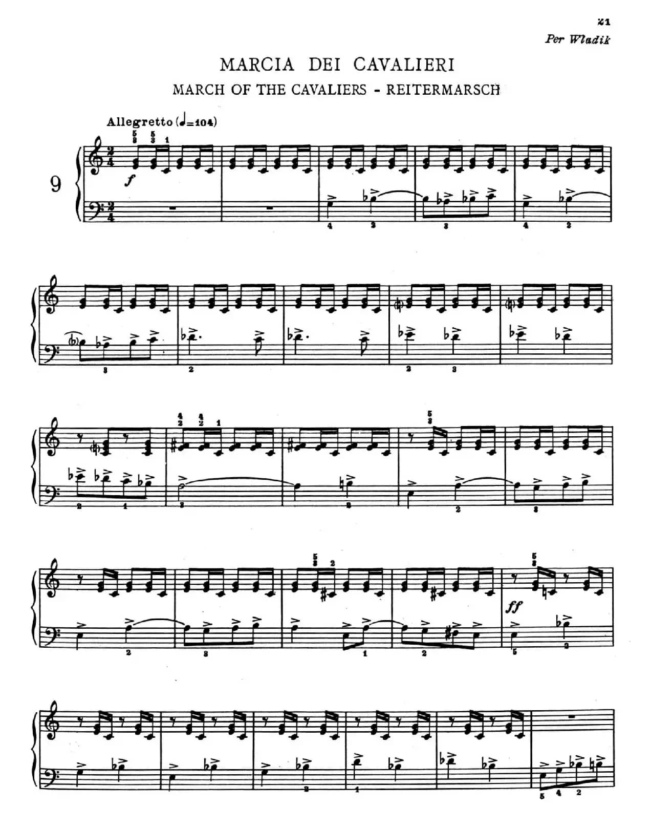 Children's Album Book 1 Op.62（儿童钢琴曲集·9）