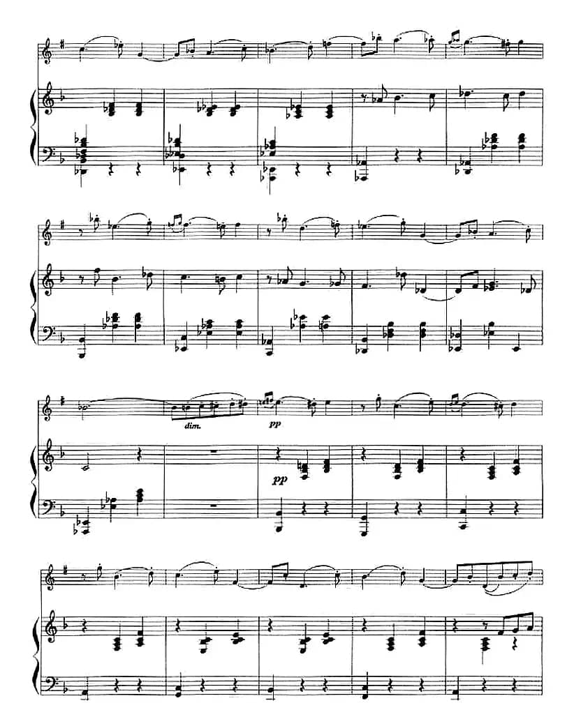 美丽的罗斯玛琳（小号+钢琴伴奏）