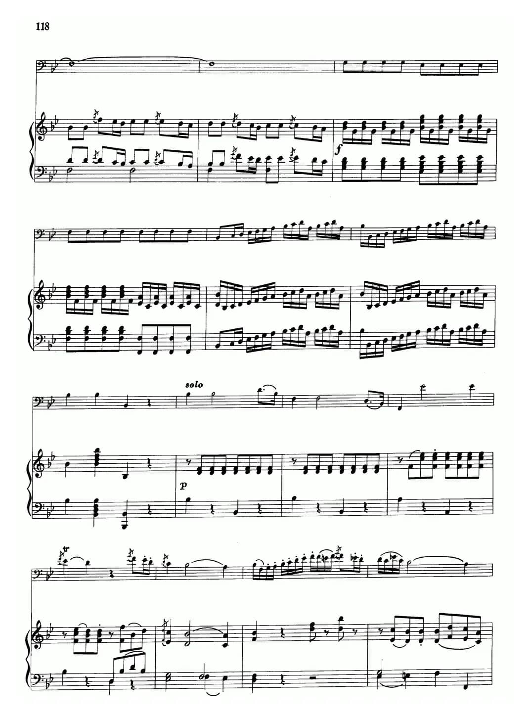 降B大调协奏曲（大管+钢琴伴奏）