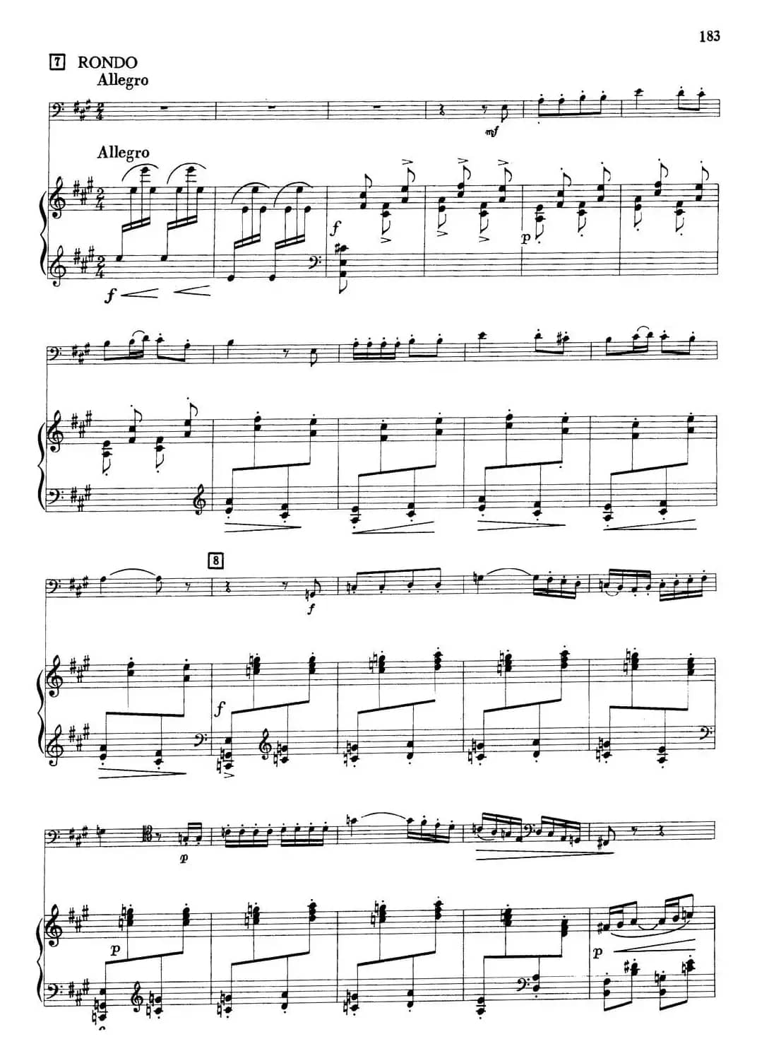 宣叙调、西西里舞曲和回旋曲（大管+钢琴伴奏）