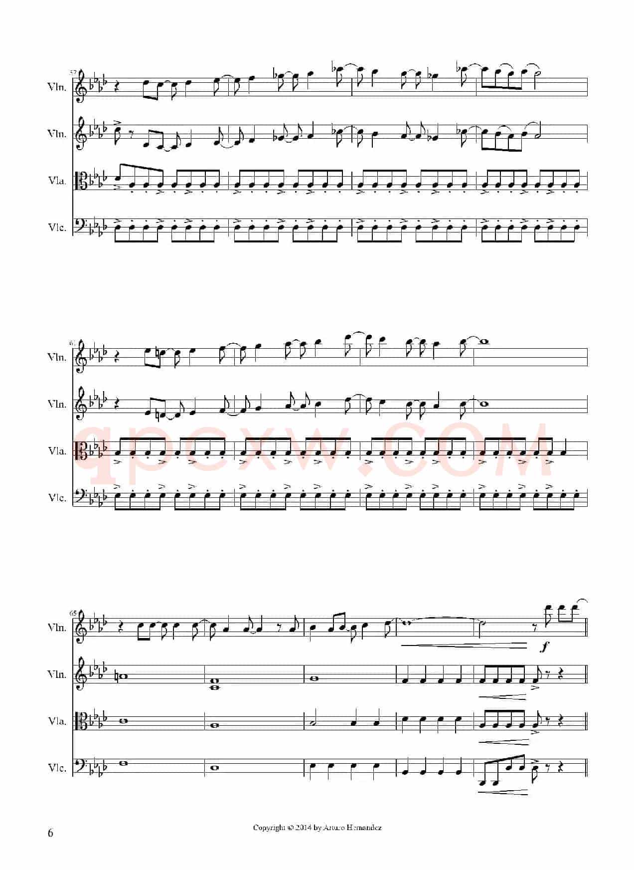 Frozen Let It Go（弦乐四重奏）