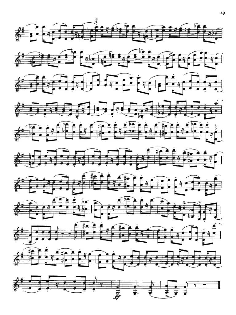 沃尔法特60首练习曲 Op.45（第41-49页）