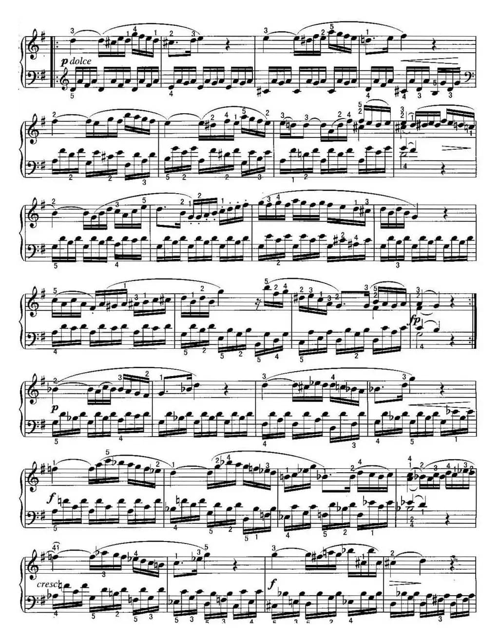 不可不弹的世界钢琴名曲：奏鸣曲（C大调）