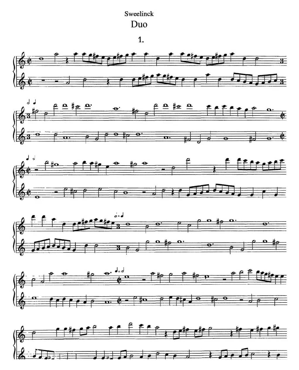 斯威利克长笛二重奏