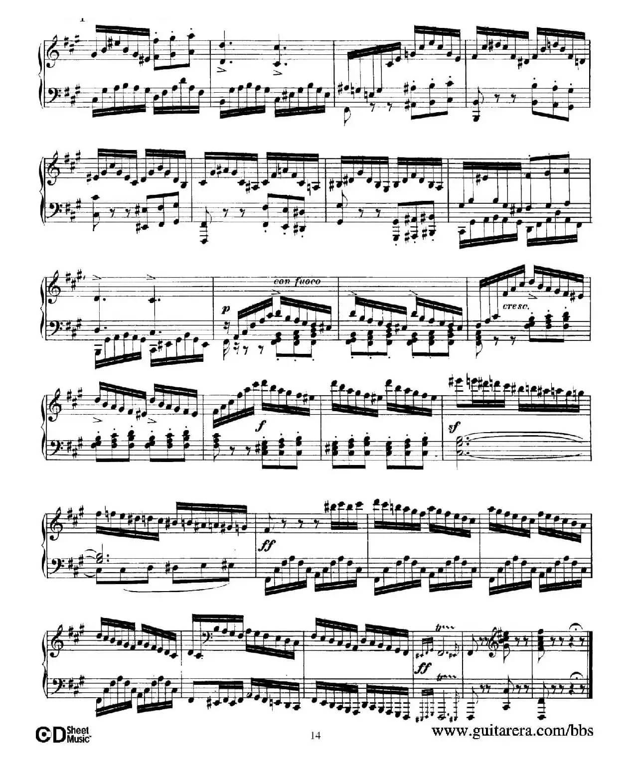 Fantasy in f-Sharp Minor Op.28(升f小调幻想曲)