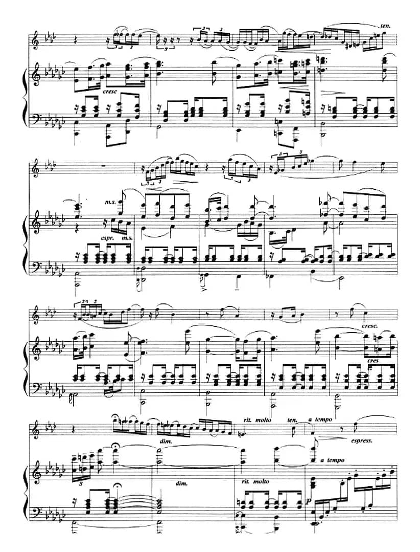 协奏曲（小号+钢琴伴奏）