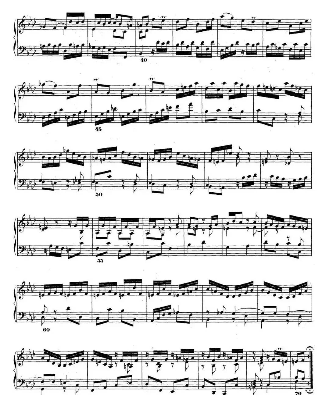 巴赫《平均律钢琴曲集·第二卷》之前奏曲（NO.12）